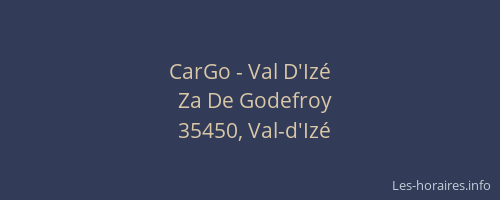 CarGo - Val D'Izé