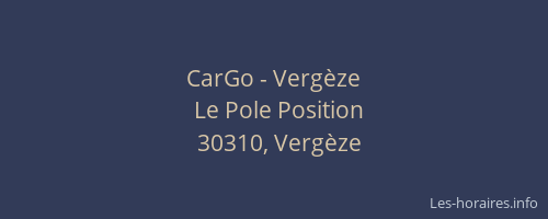 CarGo - Vergèze