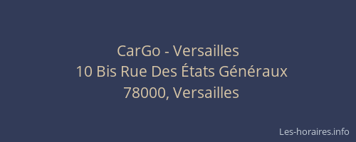 CarGo - Versailles
