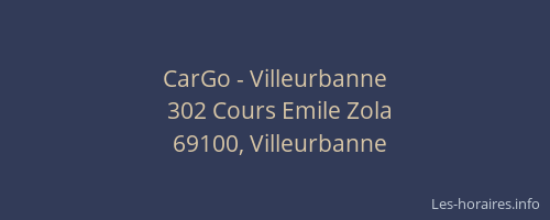 CarGo - Villeurbanne