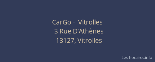 CarGo -  Vitrolles