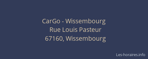 CarGo - Wissembourg