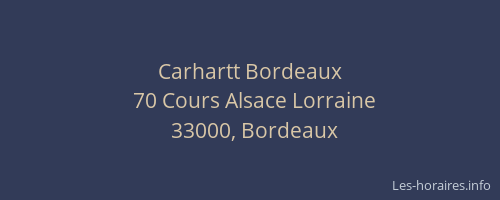 Carhartt Bordeaux