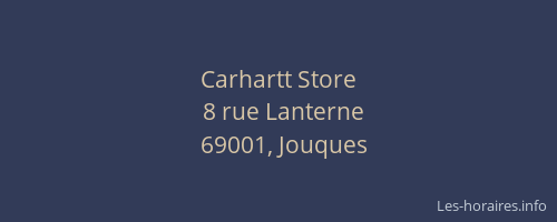 Carhartt Store