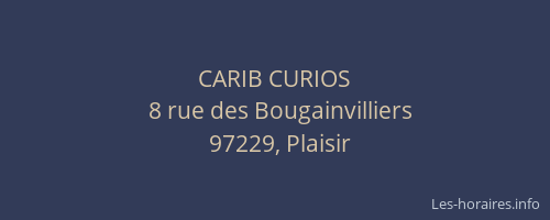 CARIB CURIOS