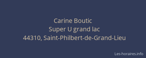 Carine Boutic