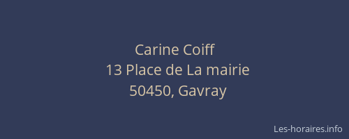 Carine Coiff