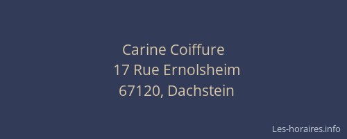 Carine Coiffure