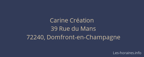 Carine Cr&eacute;ation