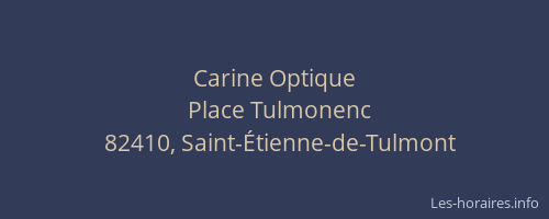 Carine Optique