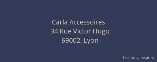 Carla Accessoires
