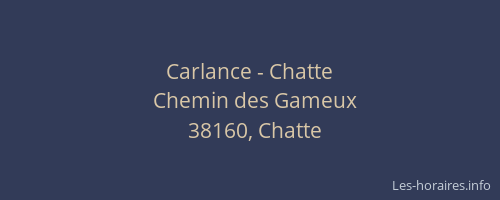 Carlance - Chatte