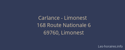 Carlance - Limonest