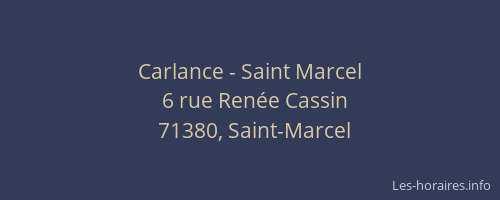 Carlance - Saint Marcel