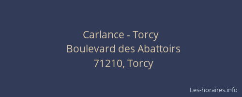 Carlance - Torcy