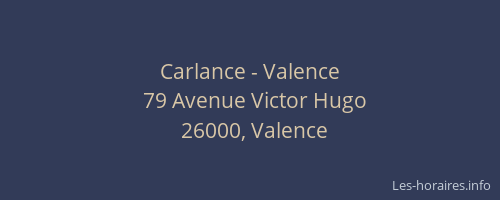 Carlance - Valence