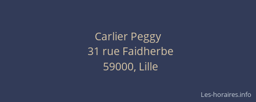 Carlier Peggy
