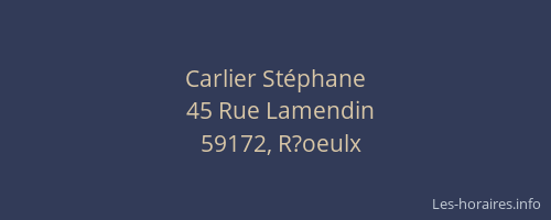 Carlier Stéphane