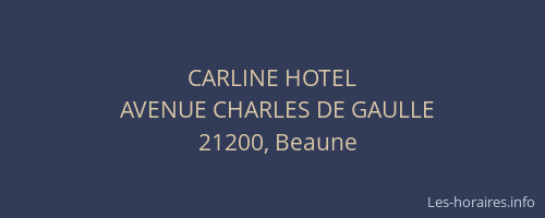CARLINE HOTEL
