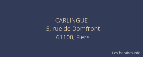CARLINGUE