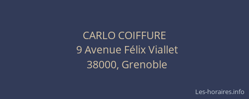 CARLO COIFFURE