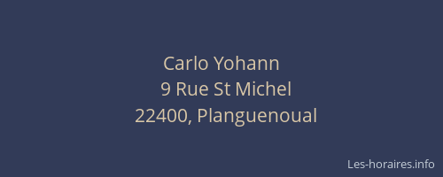 Carlo Yohann