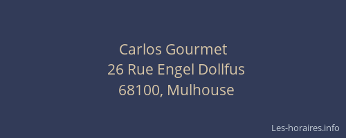 Carlos Gourmet