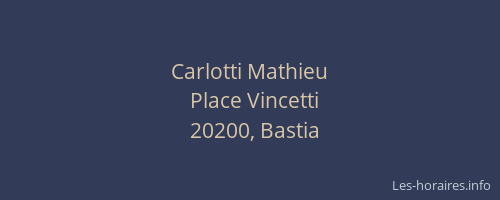 Carlotti Mathieu