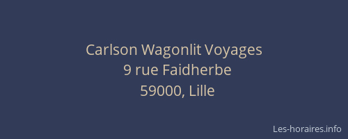Carlson Wagonlit Voyages