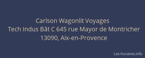 Carlson Wagonlit Voyages