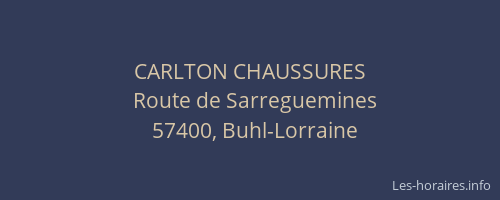 CARLTON CHAUSSURES
