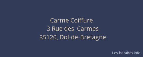 Carme Coiffure