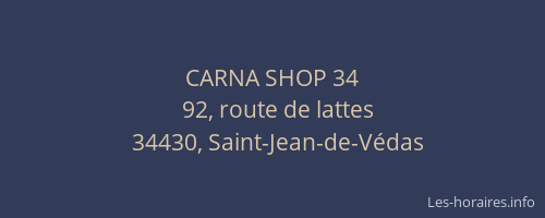 CARNA SHOP 34