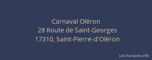 Carnaval Oléron