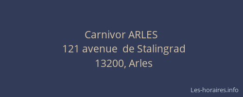 Carnivor ARLES