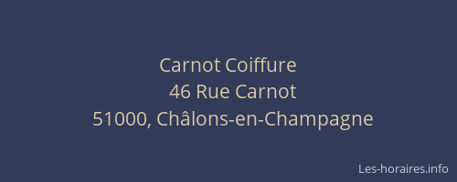 Carnot Coiffure
