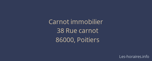Carnot immobilier