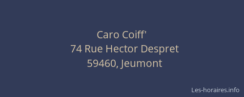Caro Coiff'