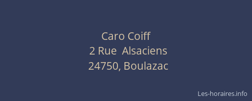 Caro Coiff