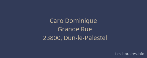 Caro Dominique