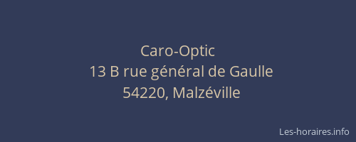 Caro-Optic