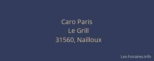 Caro Paris