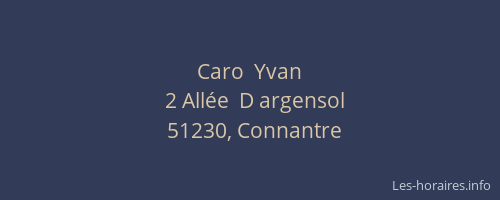 Caro  Yvan