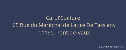 Carol'Coiffure