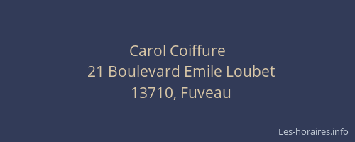 Carol Coiffure