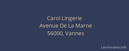 Carol Lingerie