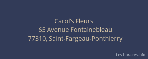 Carol's Fleurs