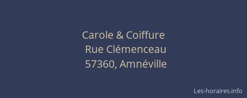 Carole & Coiffure