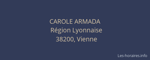 CAROLE ARMADA