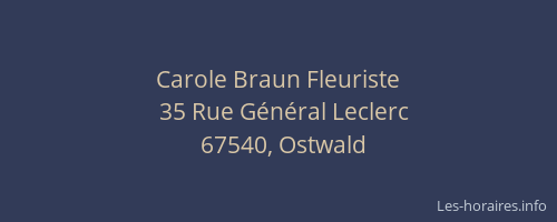 Carole Braun Fleuriste
